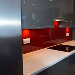 Purple Red Colour Glass Splashback - CreoGlass E-Shop