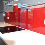 Purple Red Colour Glass Splashback - CreoGlass E-Shop