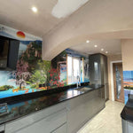 Rainforest Waterfall Printed Glass Kitchen Splashback - CreoGlass E-Shop