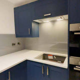 Signal Grey Colour Glass Splashback - CreoGlass E-Shop