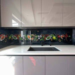 Spices And Vegetables Printed Glass Splashback - CreoGlass E-Shop