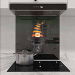 Spooky Pug Printed Glass  Splashback - CreoGlass E-Shop