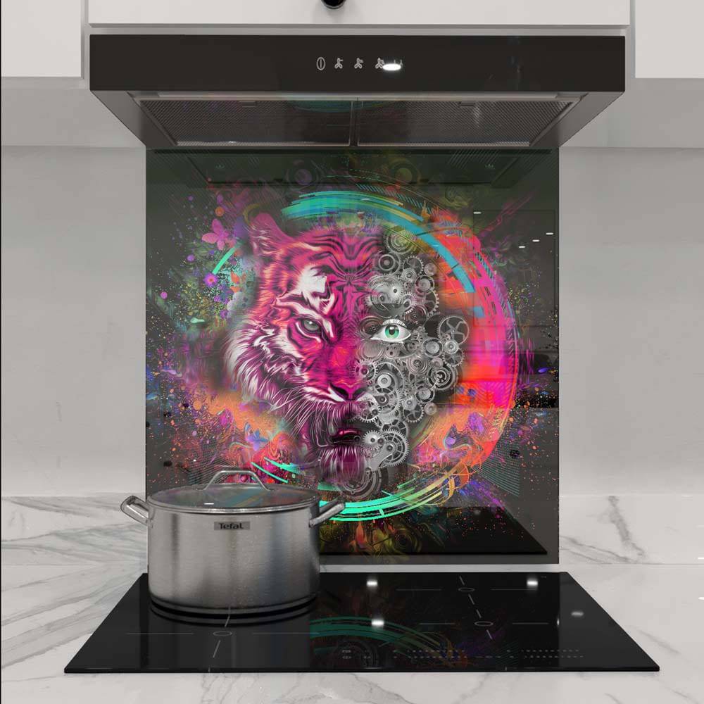 Tigerman Printed Glass  Splashback - CreoGlass E-Shop