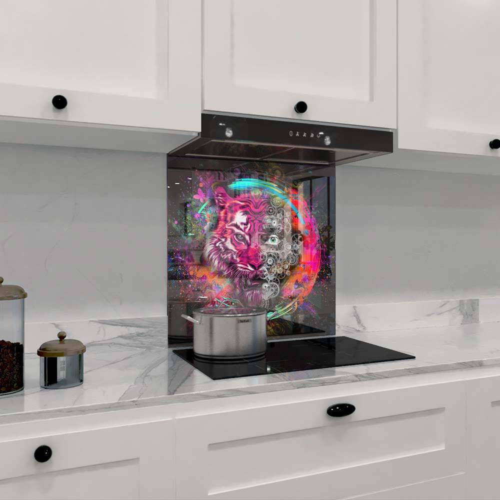 Tigerman Printed Glass  Splashback - CreoGlass E-Shop