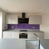 Violet Colour Glass Splashback - CreoGlass E-Shop