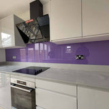 Violet Colour Glass Splashback - CreoGlass E-Shop