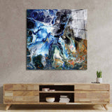 Abstract Liquid Structure Glass Wall Art - CreoGlass E-Shop