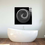 Abstract Repeating Circles Glass Wall Art - CreoGlass E-Shop