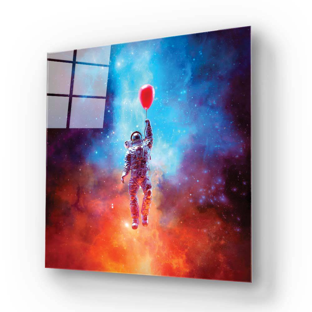 Astronaunt Glass Wall Art - CreoGlass E-Shop