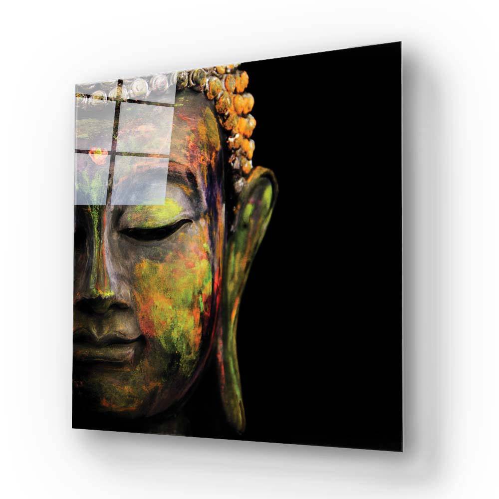 Buddha Spiritual Glass Wall Art - CreoGlass E-Shop