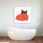 Celebrity Cat Glass Wall Art - CreoGlass E-Shop
