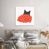 Celebrity Cat Glass Wall Art - CreoGlass E-Shop