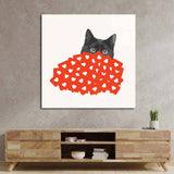 Celebrity Cat Glass Wall Art - CreoGlass E-Shop