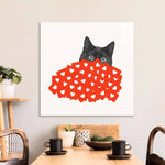 Celebrity Cat Glass Wall Art - CreoGlass E-Shop