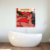 Champagne Retro Glass Wall Art - CreoGlass E-Shop