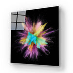 Colourful Explosion Glass Wall Art - CreoGlass E-Shop