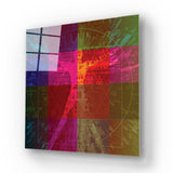 Colourful Virtuvian Man Glass Wall Art - CreoGlass E-Shop
