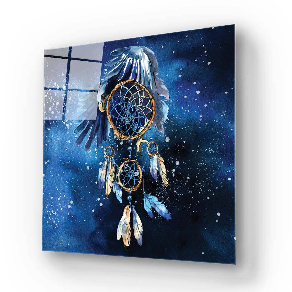 Dream Catcher Glass Wall Art - CreoGlass E-Shop