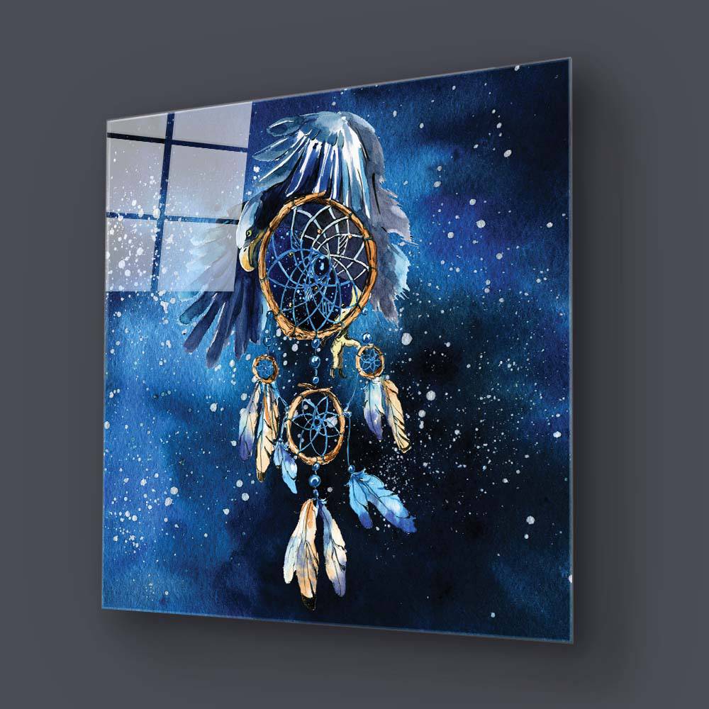 Dream Catcher Glass Wall Art - CreoGlass E-Shop