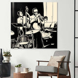 Jazz Band Glass Wall Art - CreoGlass E-Shop