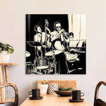 Jazz Band Glass Wall Art - CreoGlass E-Shop