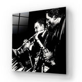 Jazz Brass Band Glass Wall Art - CreoGlass E-Shop