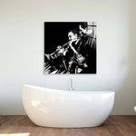 Jazz Brass Band Glass Wall Art - CreoGlass E-Shop