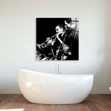 Jazz Brass Band Glass Wall Art - CreoGlass E-Shop