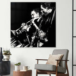 Jazz Brass Band Glass Wall Art - CreoGlass E-Shop