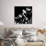 Jazz Brass Band Glass Wall Art - CreoGlass E-Shop