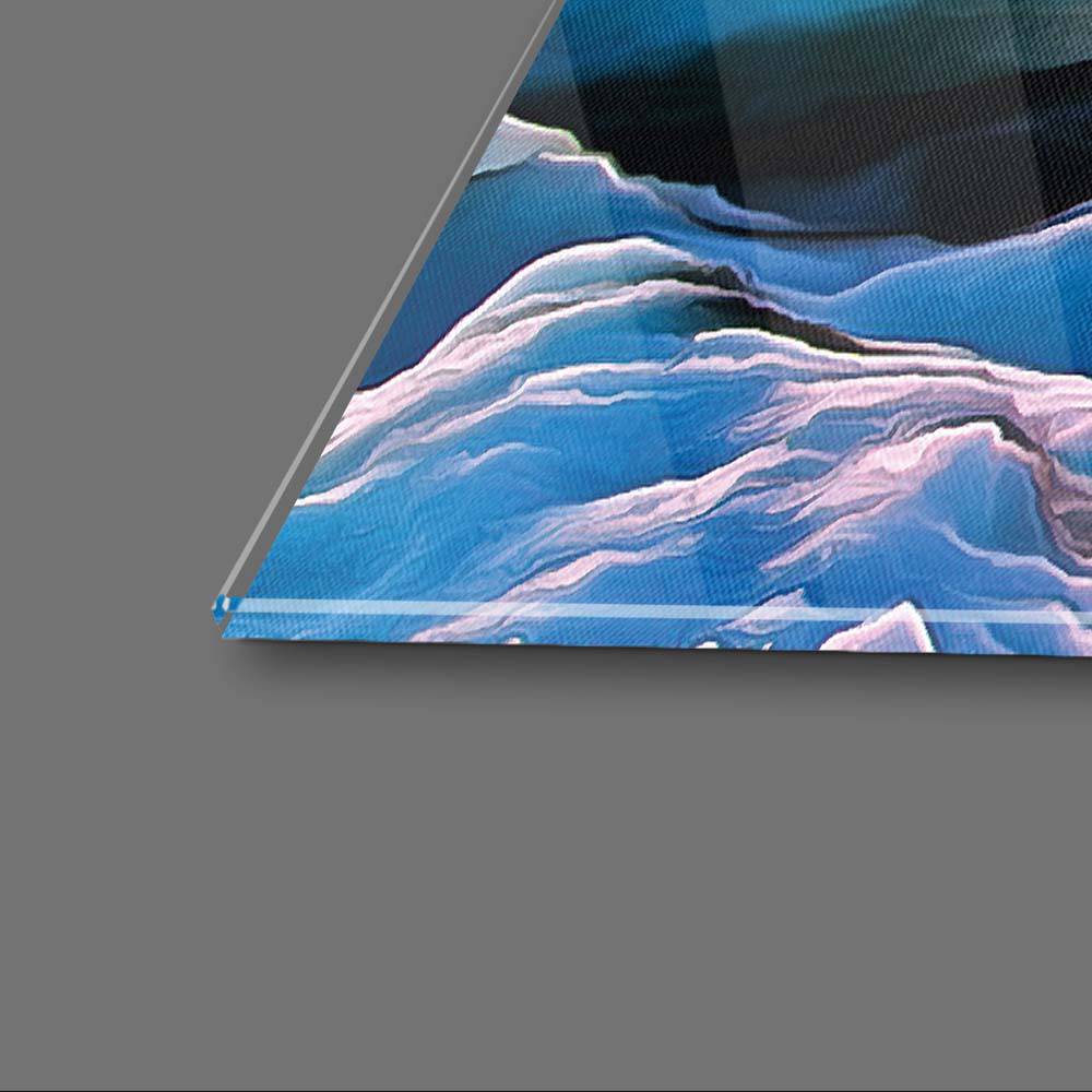 Penguin Family Glass Wall Art - CreoGlass E-Shop