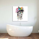 Pop Art David Collage Glass Wall Art - CreoGlass E-Shop