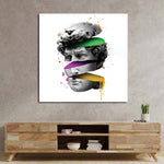 Pop Art David Glass Wall Art - CreoGlass E-Shop