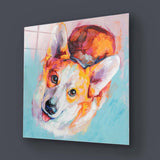 Puppy Dog Eyes Glass Wall Art - CreoGlass E-Shop