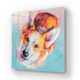 Puppy Dog Eyes Glass Wall Art - CreoGlass E-Shop
