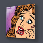 Retro Fear Glass Wall Art - CreoGlass E-Shop