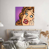 Retro Fear Glass Wall Art - CreoGlass E-Shop