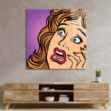 Retro Fear Glass Wall Art - CreoGlass E-Shop