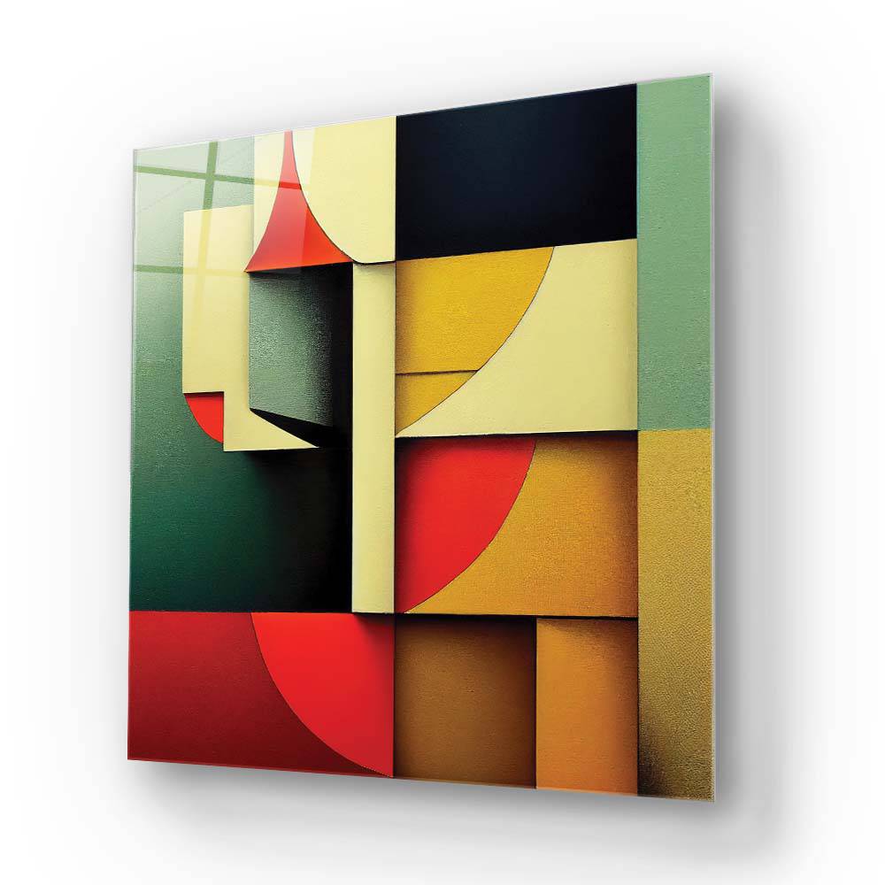 Stacking Cubist Glass Wall Art - CreoGlass E-Shop