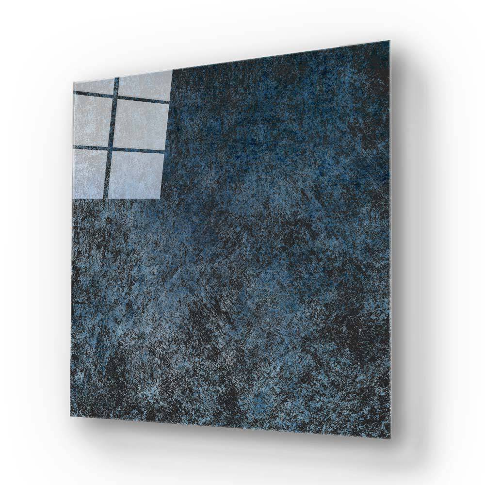Textured Blue Glass Wall Art - CreoGlass E-Shop