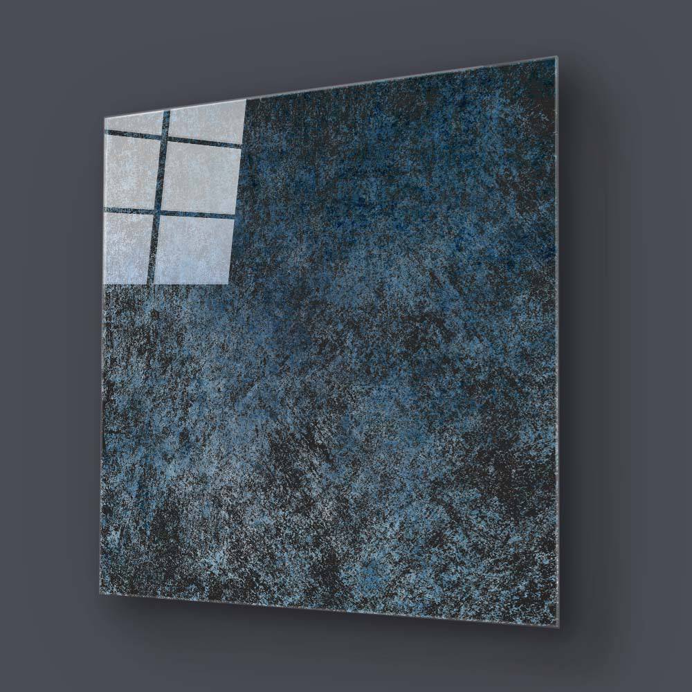 Textured Blue Glass Wall Art - CreoGlass E-Shop