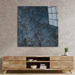 Textured Blue Glass Wall Art - CreoGlass E-Shop