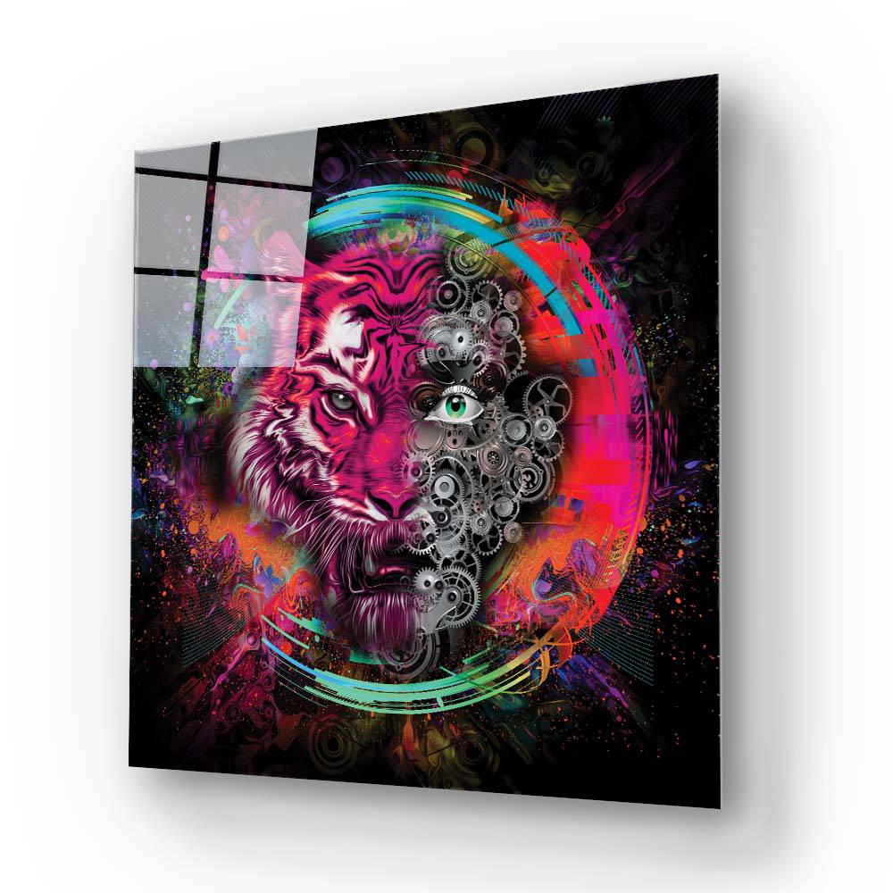 Tigerman Glass Wall Art - CreoGlass E-Shop
