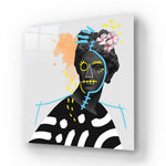 Vandalised Greek Statue 4 Glass Wall Art - CreoGlass E-Shop