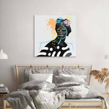Vandalised Greek Statue 4 Glass Wall Art - CreoGlass E-Shop