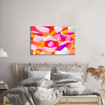 3D Party Rings Glass Wall Art - CreoGlass E-Shop