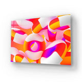 3D Party Rings Glass Wall Art - CreoGlass E-Shop