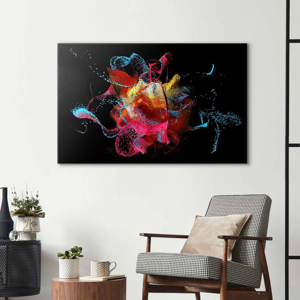 Abstract Bubbles Glass Wall Art - CreoGlass E-Shop