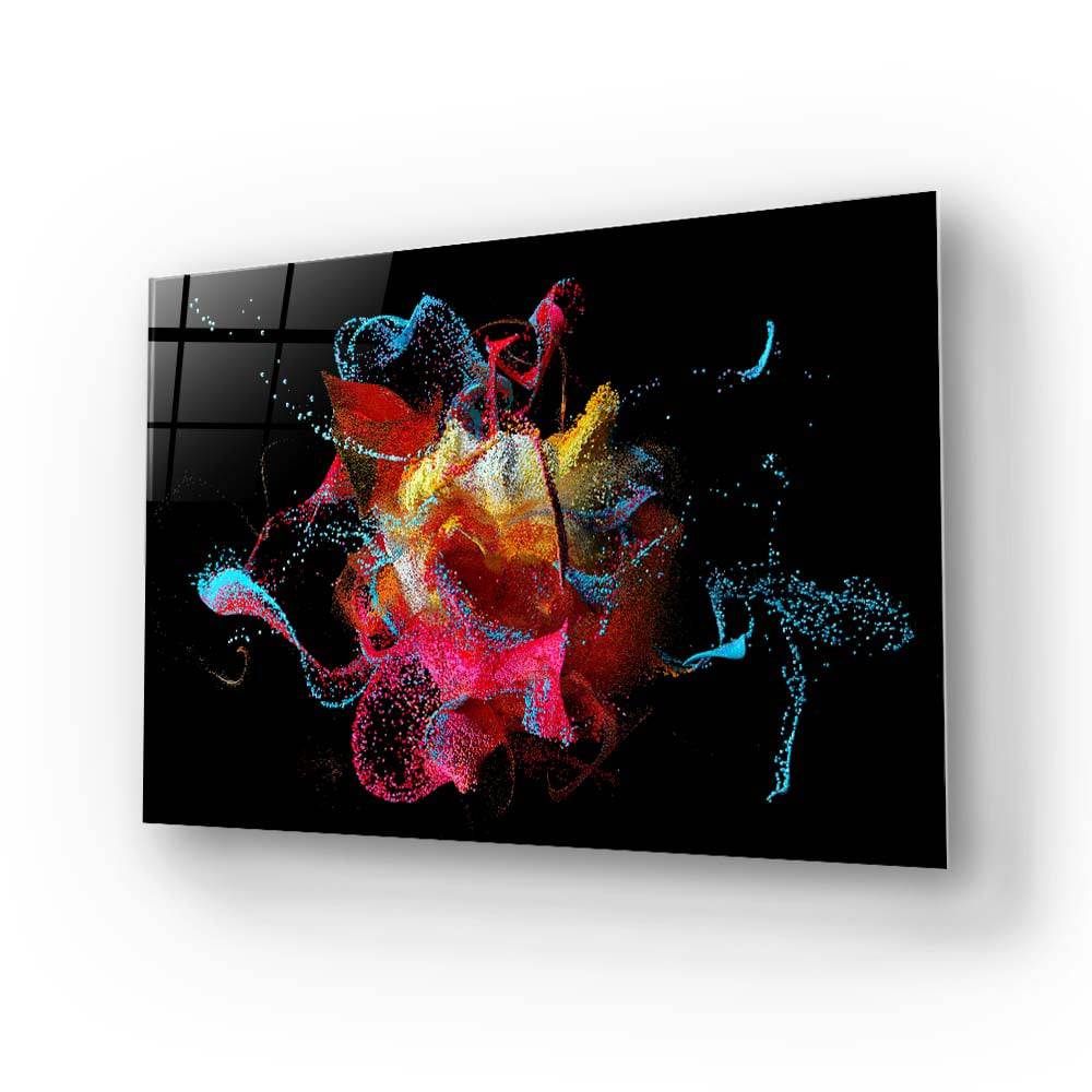 Abstract Bubbles Glass Wall Art - CreoGlass E-Shop
