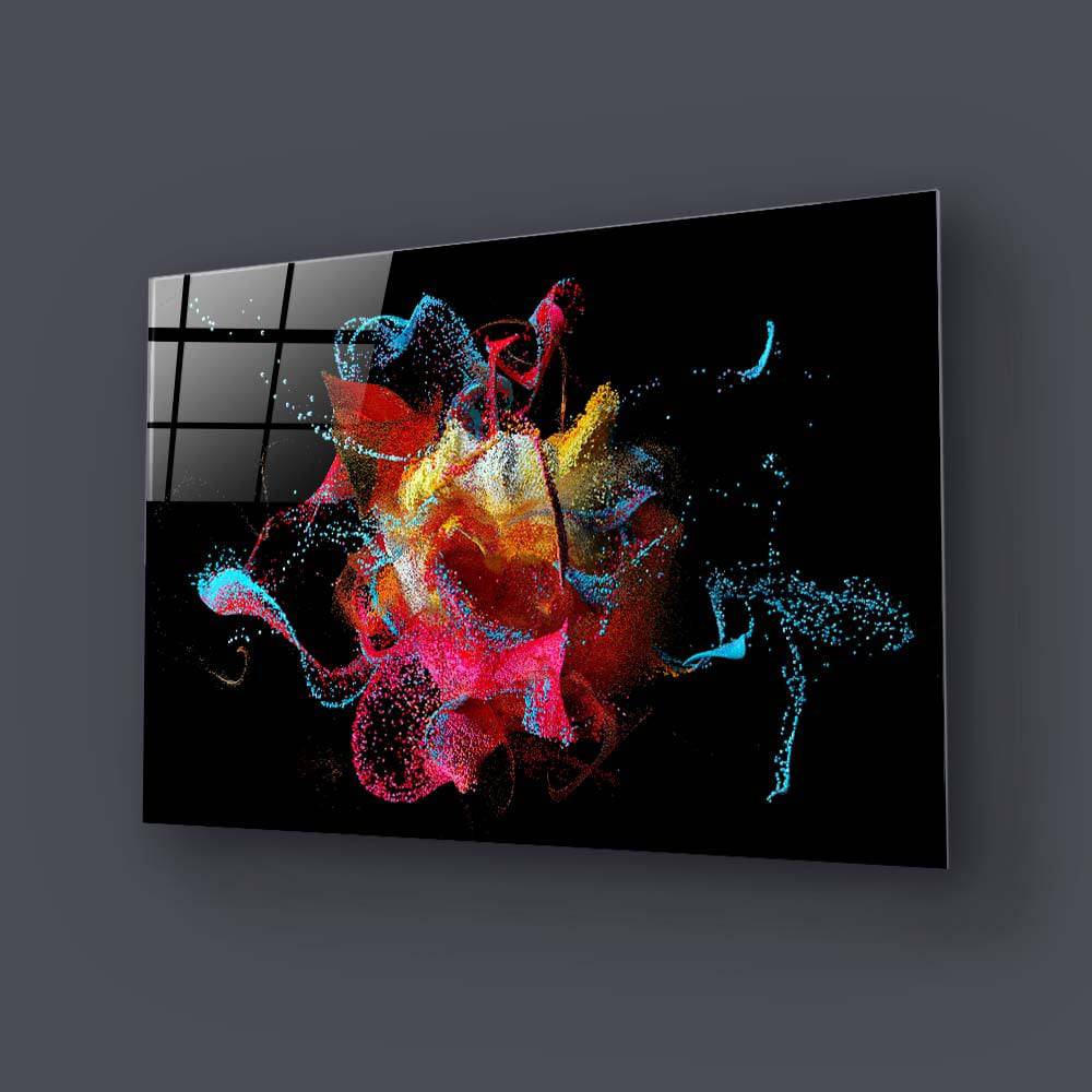 Abstract Bubbles Glass Wall Art - CreoGlass E-Shop